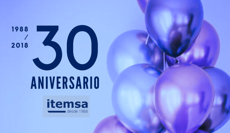Aniversario Itemsa, 30 años de experiencia en consultoría de empresas en España, Europa, Asia, América...